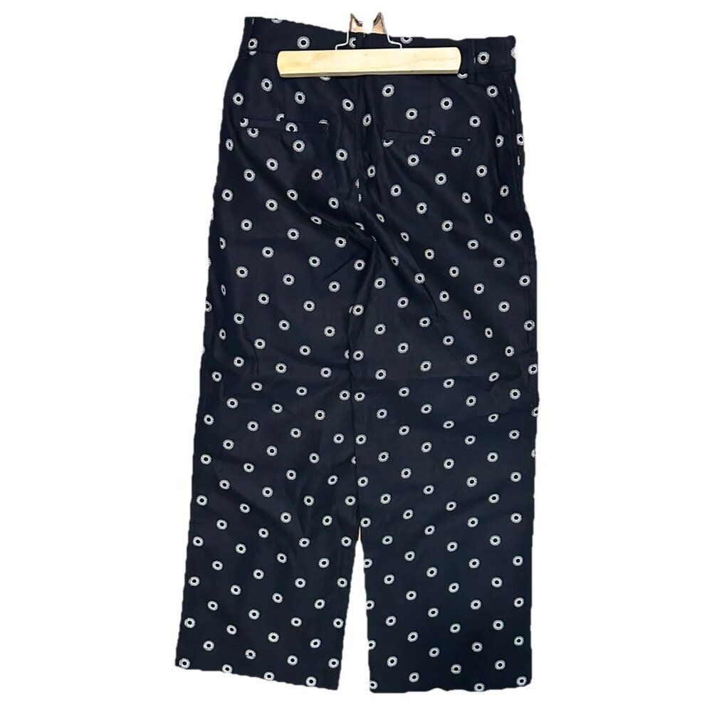 Loft Palmer Wide Leg Pants Womens Sz 0 Cotton Blend Pockets Trousers